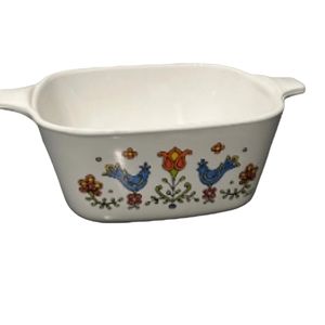 Vintage Corning Ware Country Festival Casserole Baking Dish No Lid